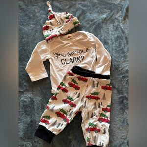Holiday Truck Pajama Set - 'You Serious Clark?'